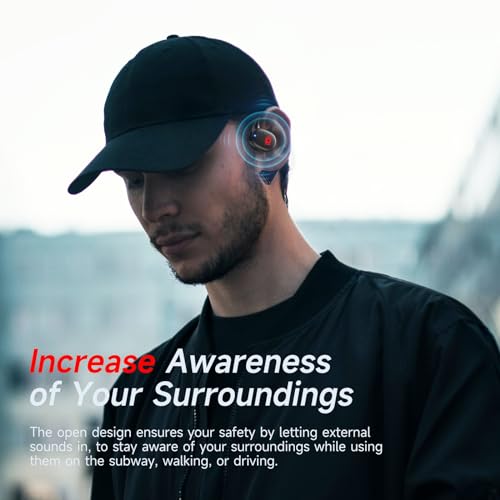 Open Ear Bluetooth Wireless Earbuds with Microphone M1093