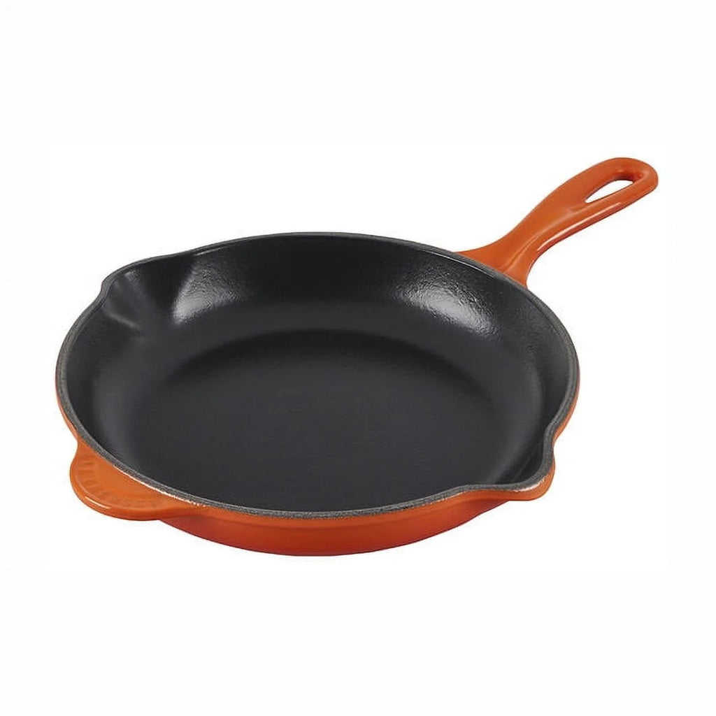 Enameled Cast-Iron 10-1/4-Inch Skillet with Iron Handle S724315