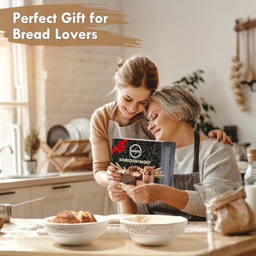 10 Inch Oval Sourdough Bread Proofing Baskets Set Of 2 K18069