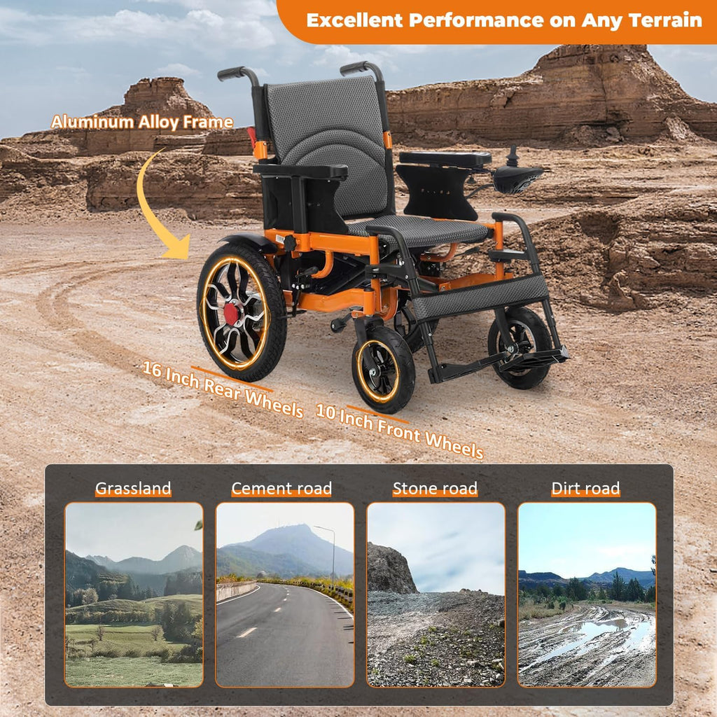 Lightweight Foldable Electric Wheelchair Q287