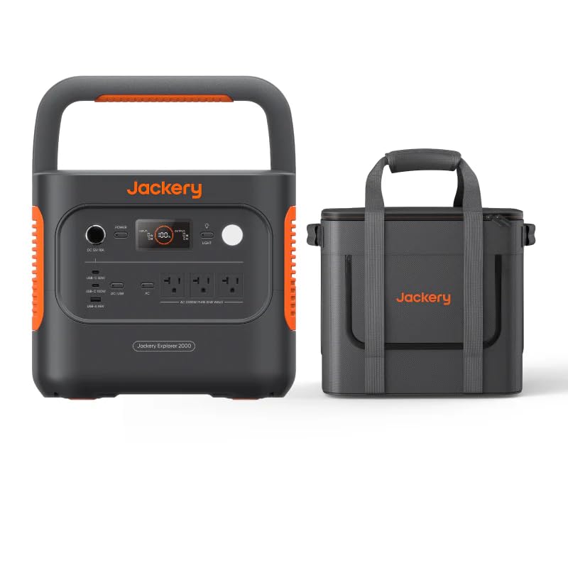 Portable Power Station 2042Wh LiFePO4 2200W Solar Generator L396323