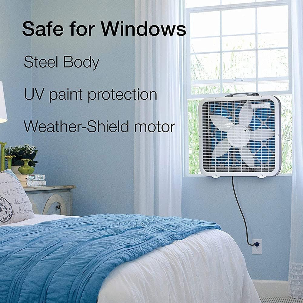 2-in-1 20-inch Box Fan and Air Purifier with MERV10 Filter Q54821