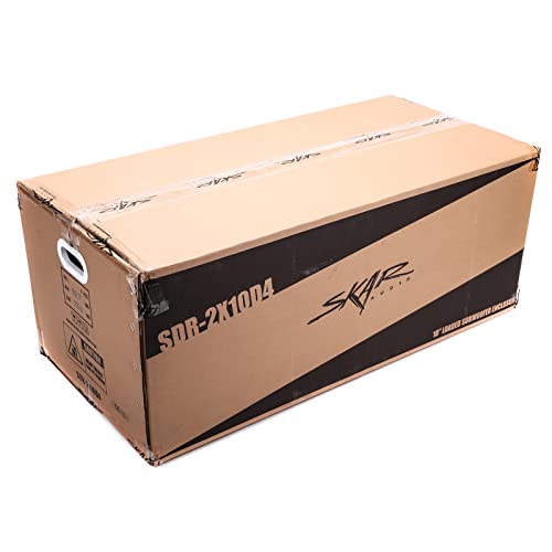 Dual 8" 1400W Loaded Vented Subwoofer Enclosure U8776