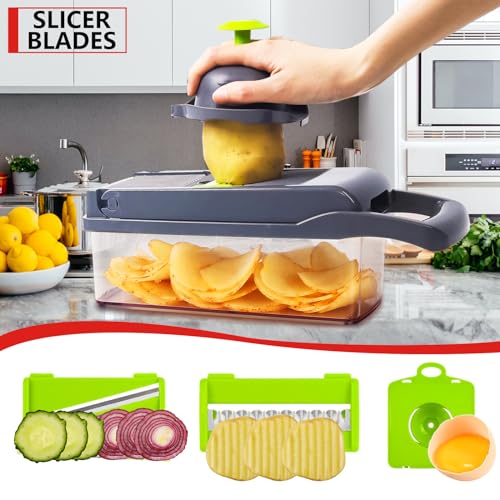 Compact Vegetable Chopper with Container U1770