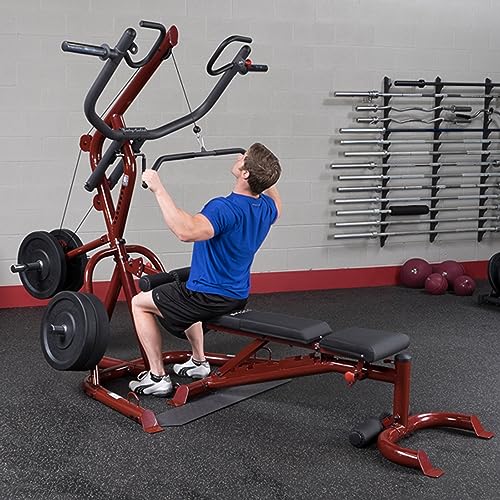 Corner Leverage Gym with Weight Bench Q520