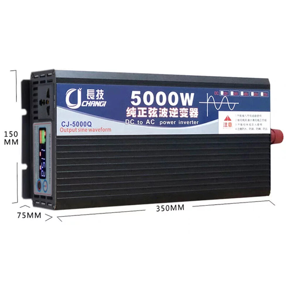 5000W Pure Sine Wave Power Inverter DC 48V To AC 110V K488666
