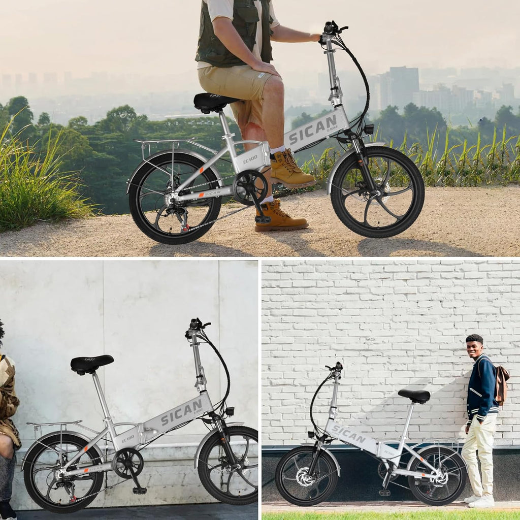 20" Tire 850W Electric Folding Bike with 48V 12Ah Battery G27147