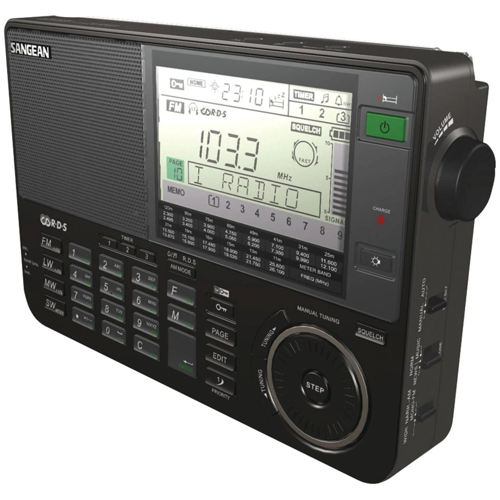 Black Portable Radio with Antenna U76843