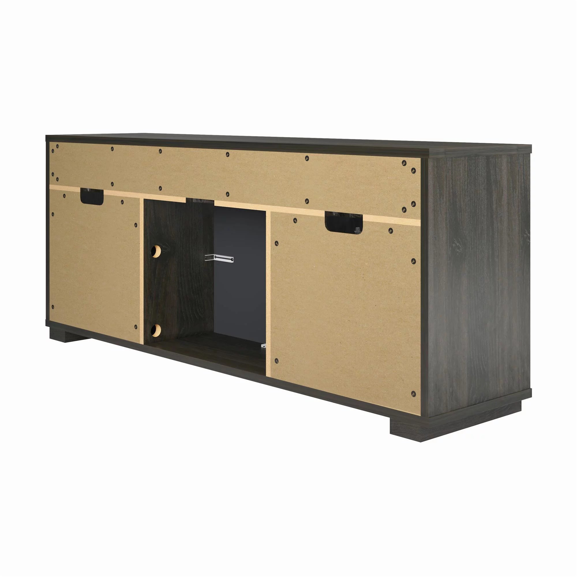 Espresso Electric Fireplace Console TV Stand R68859