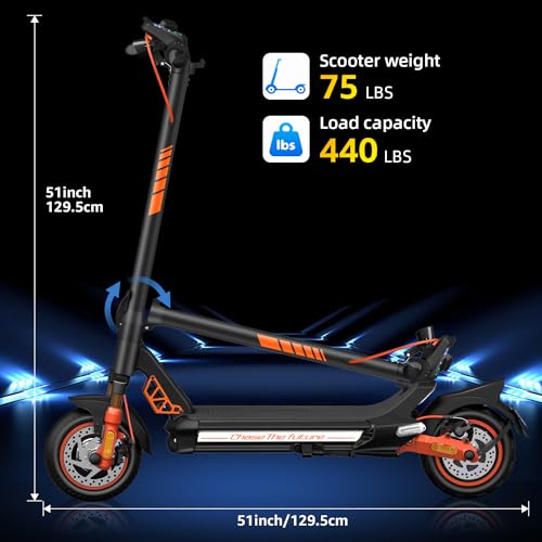 10.5'' Off Road Tires Dual Motor Electric Scooter with 1152Wh Battery H2127