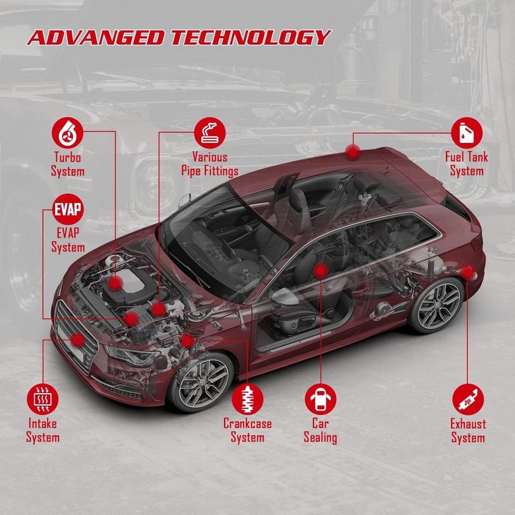 Smoke Machine Leak Detector, 2 Modes Automotive Fuel Pipe System Leakage Diagnostic Tester G660