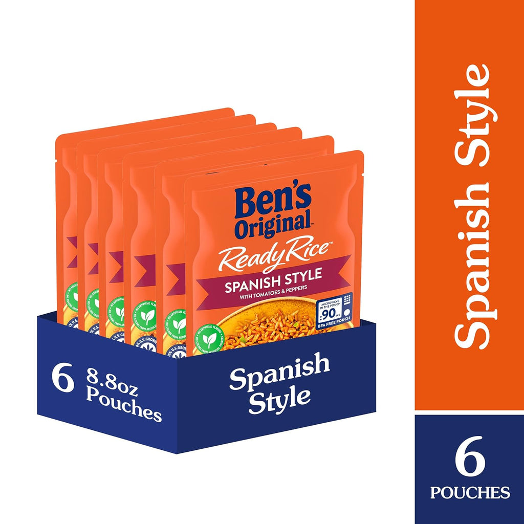 8.8 oz. (6 Pack) Spanish Style Rice W549