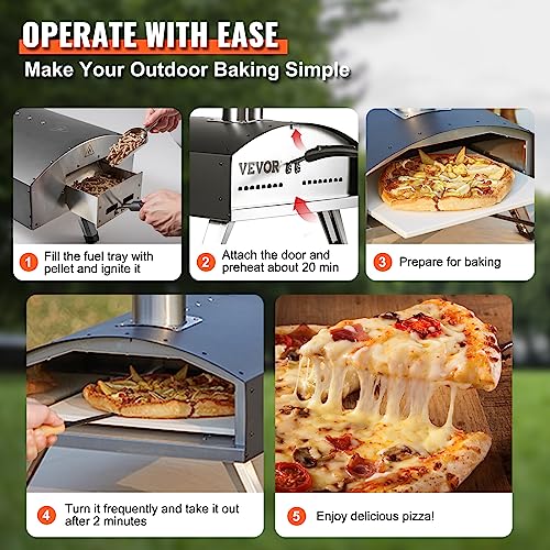 12-inch Outdoor Stainless Steel Pizza Oven P599