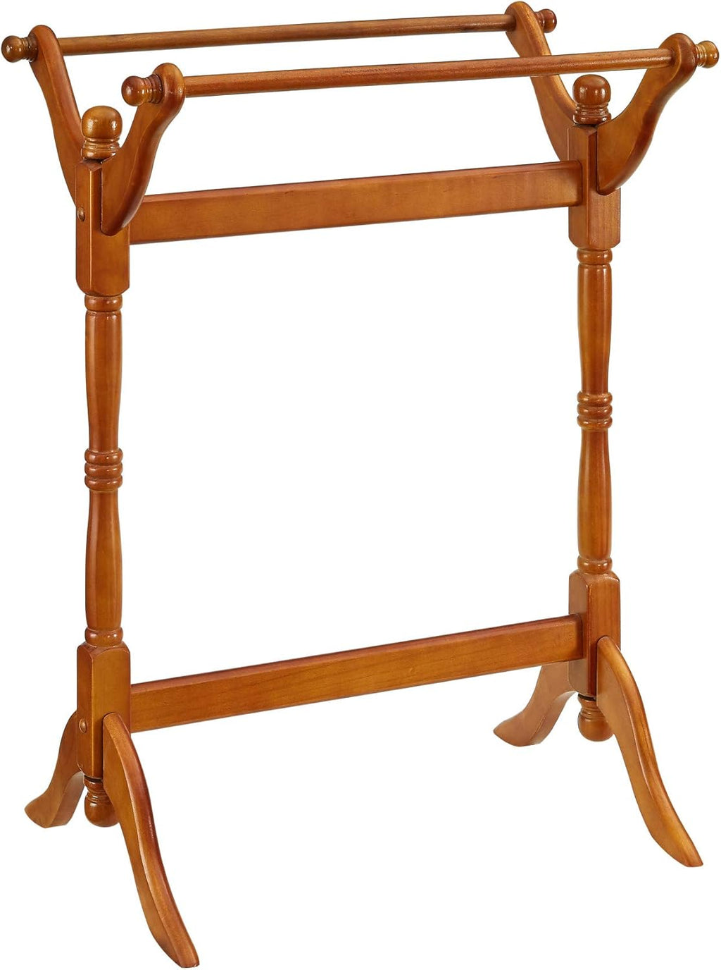 Oak Finished Blanket Quilt Rack F7351