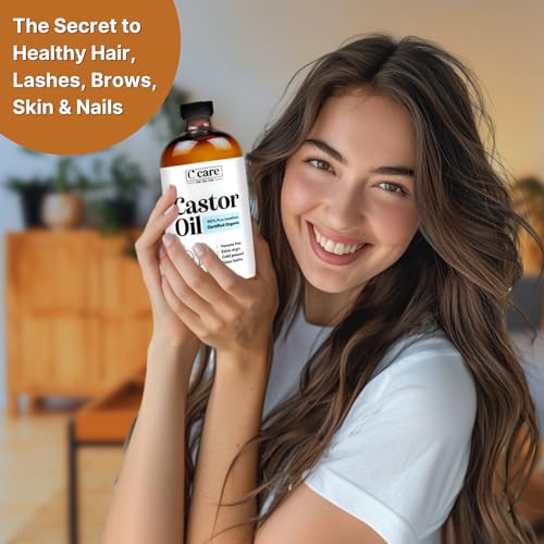 32 oz Organic Cold Pressed Unrefined Extra Virgin Castor Oil H71465
