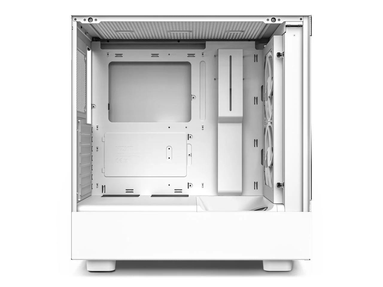 White SGCC Steel Tempered Glass ATX Computer Case X38971