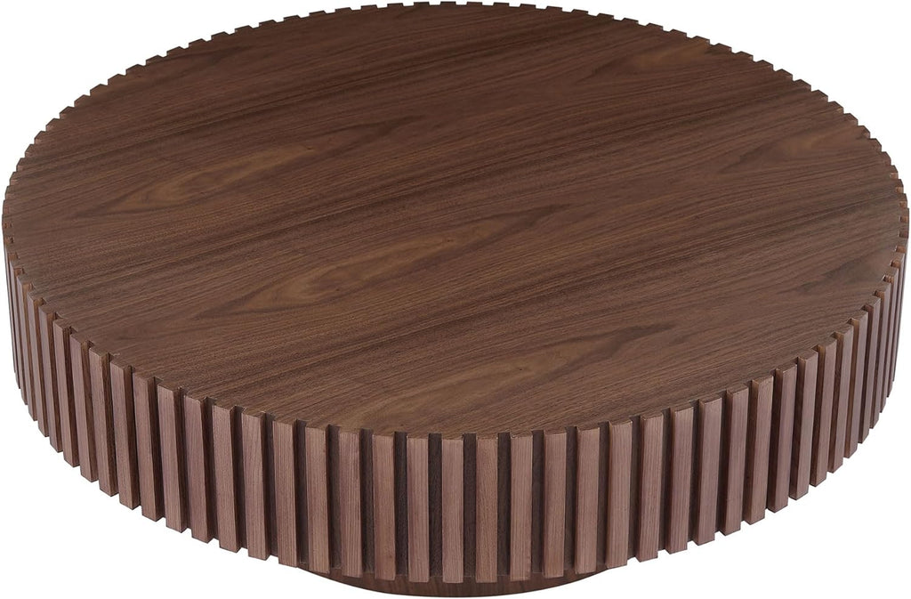 Walnut Round Coffee Table P135