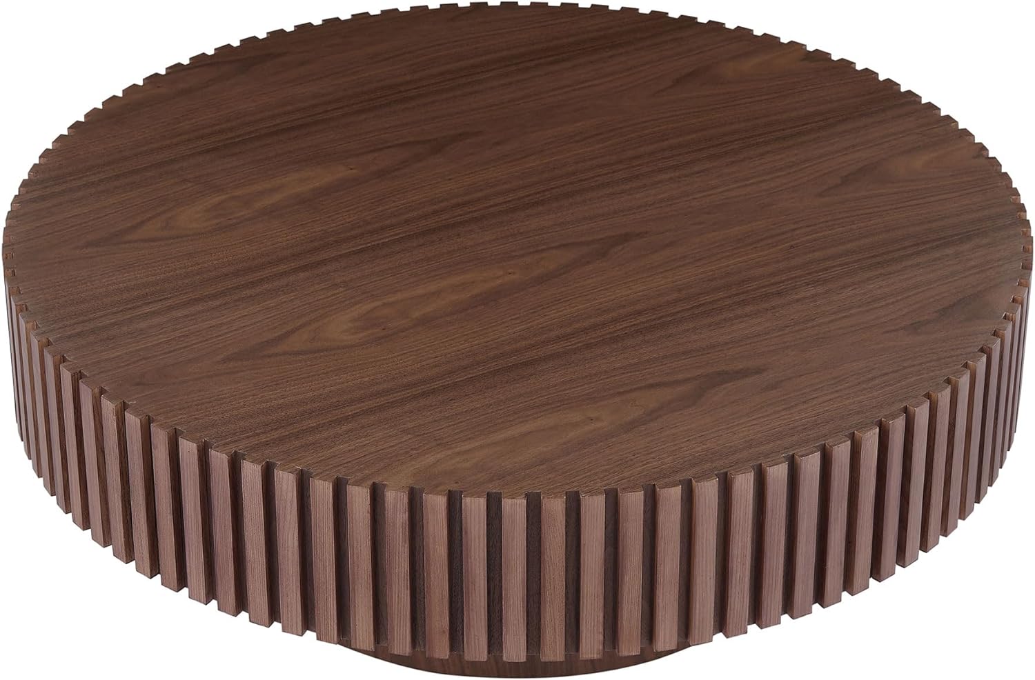 Walnut Round Coffee Table P135
