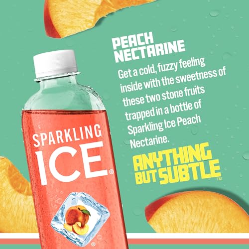 Zero Sugar Black Raspberry Sparkling Water, 17 fl oz Bottles (Pack of 12) Y73259
