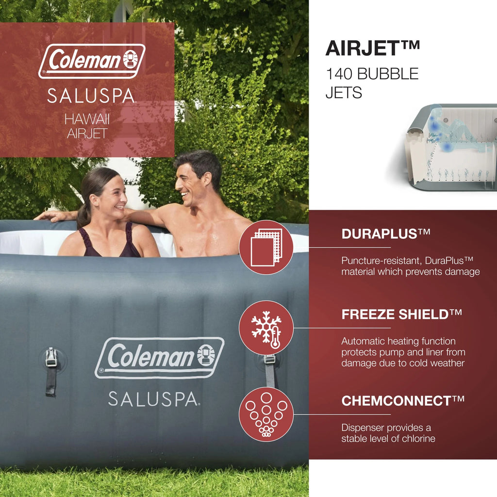 4 Person Inflatable Hot Tub Z106911