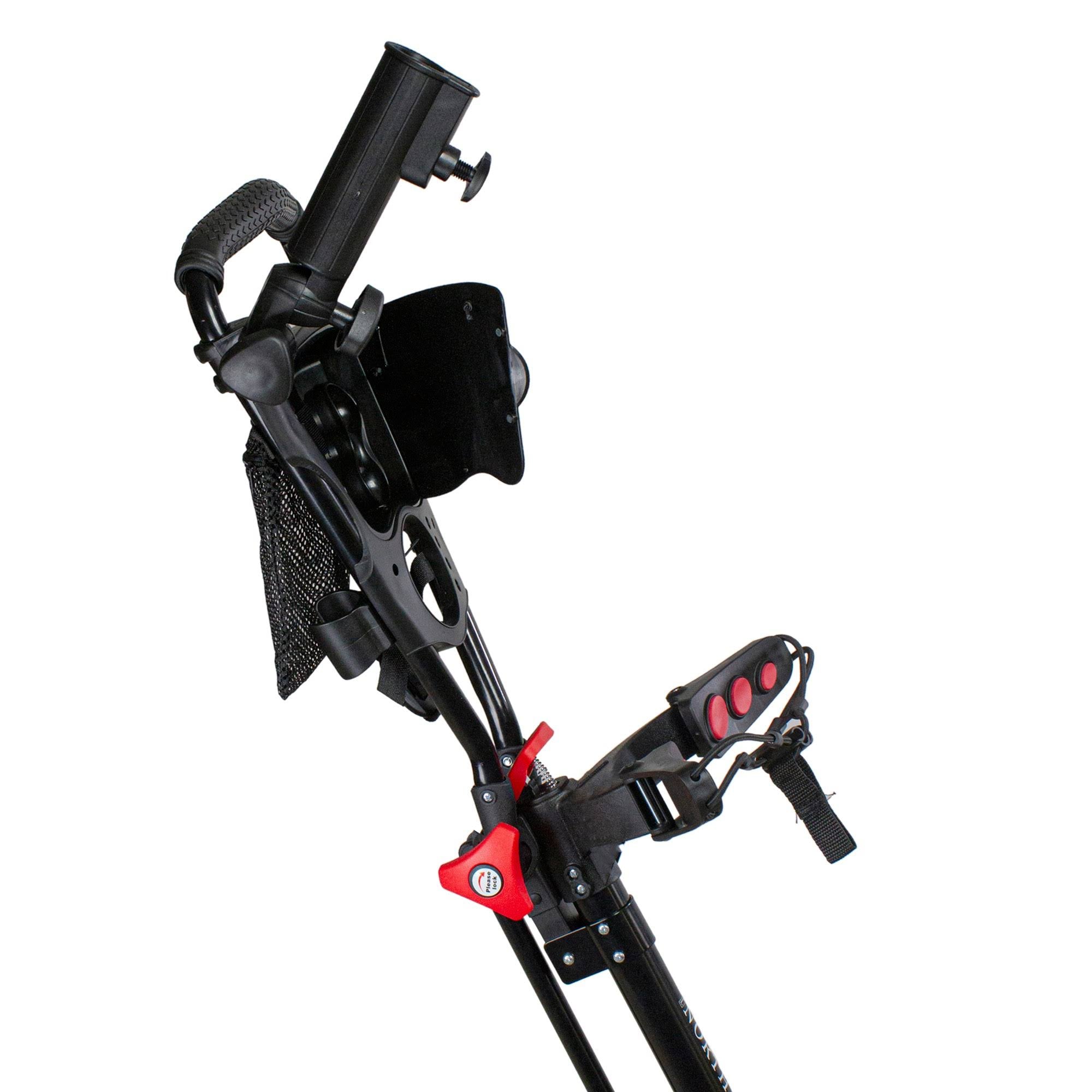 Black 3 Wheel Golf Bag Push Cart B54030