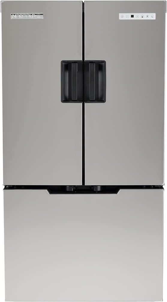 Stainless Steel DC Compressor RV Refrigerator with French Doors - 20 cu. ft. S493567