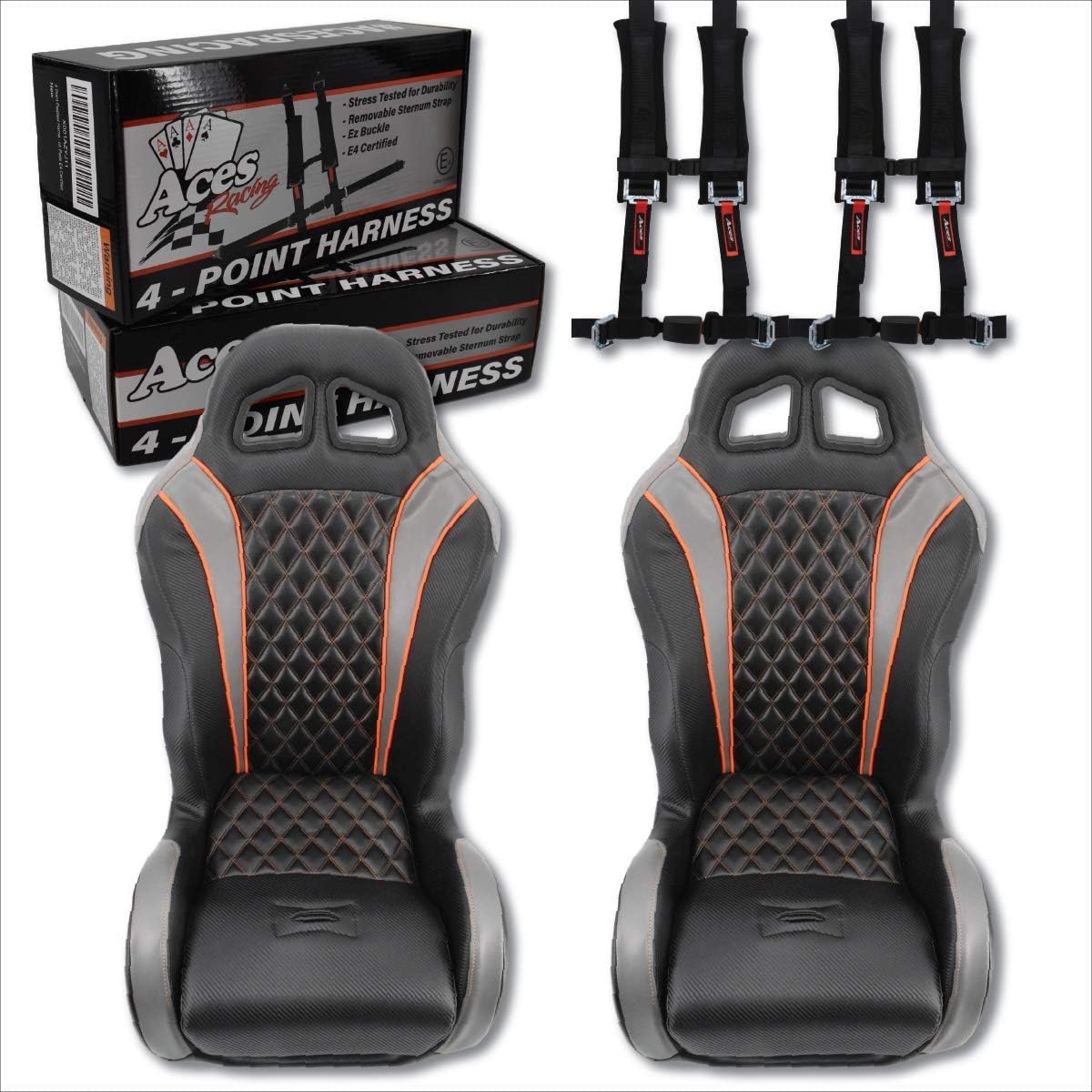 Black Front/Rear Bench Seat G2512