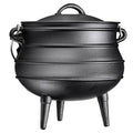 10 Quarts Pre-Seasoned Cast Iron Cauldron with Lid Q3851