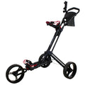 Black 3 Wheel Golf Bag Push Cart B54030