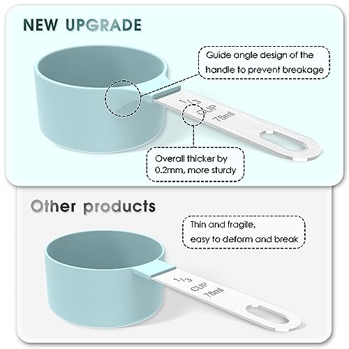 Measuring Cups & Spoons Set with Stainless Steel Handle U4268