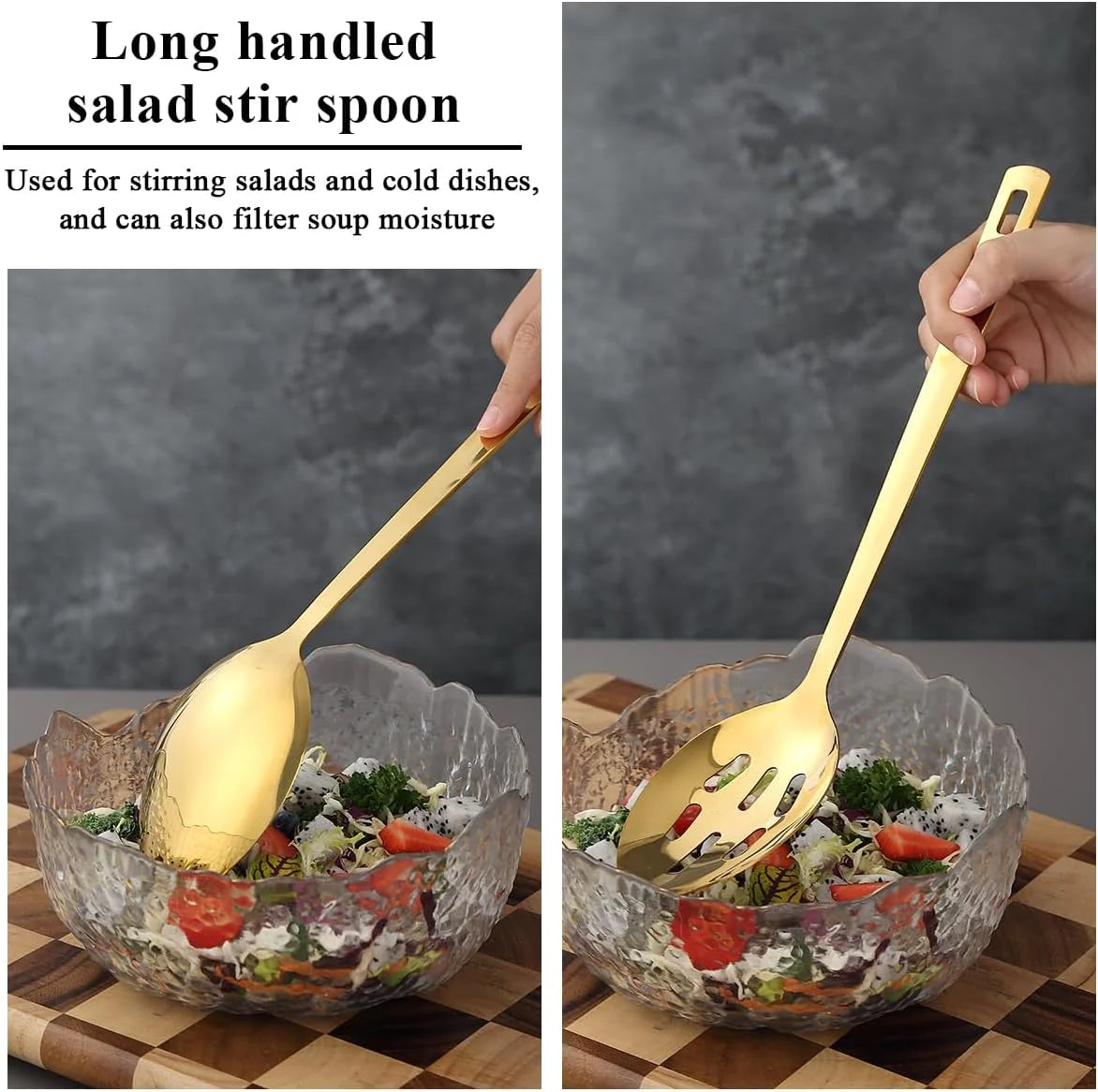6pcs Titanium Plating Stainless Steel Kitchen Utensils Set Y4991
