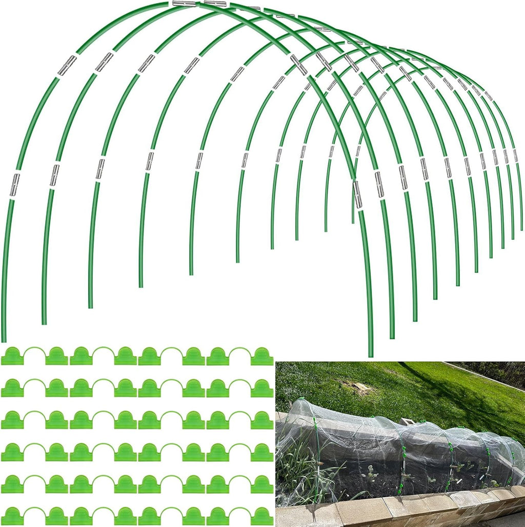 60pcs Garden Hoops with 40pcs Clips I282