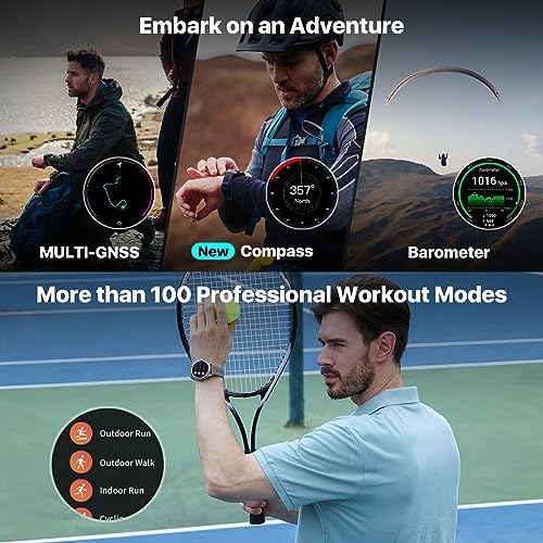 Obsidian Smartwatch with Snapdragon W5+ Gen 1 Wear OS W63531