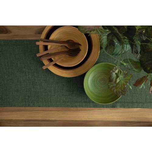 Linen Chambray Lavender Table Runner 120 Inches Long K9999