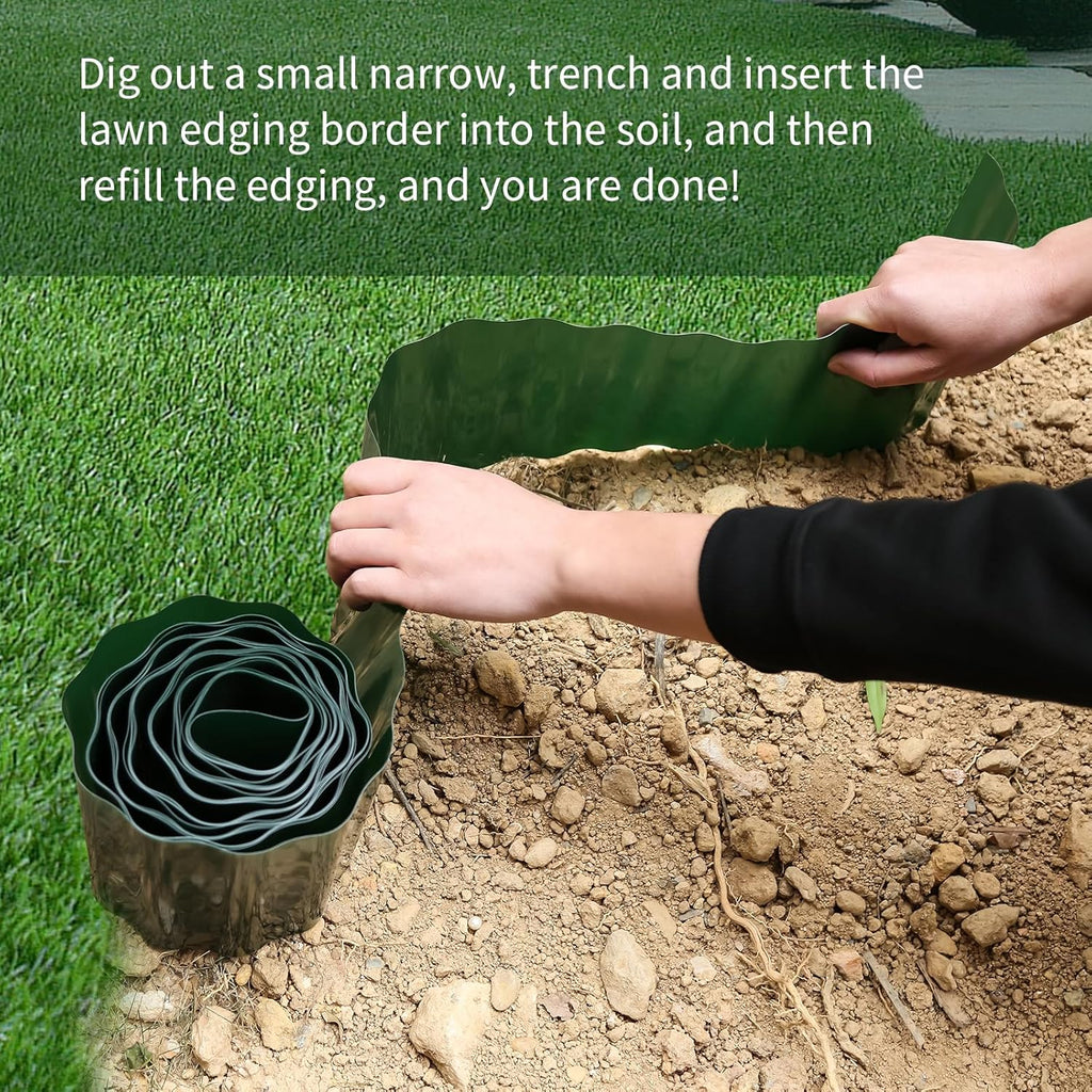 30ft x 6 inch Garden Lawn Edging R9466