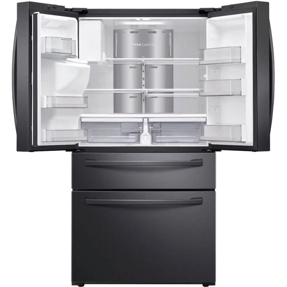 Black Stainless 22.2 Cu. Ft. 4-Door French Door Refrigerator E875735