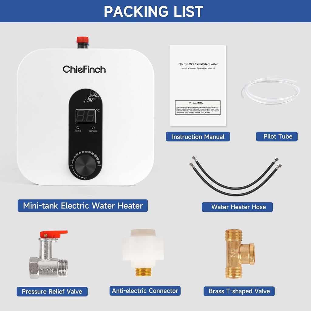 2.6 Gallon Point of Use Electric Water Heater J796