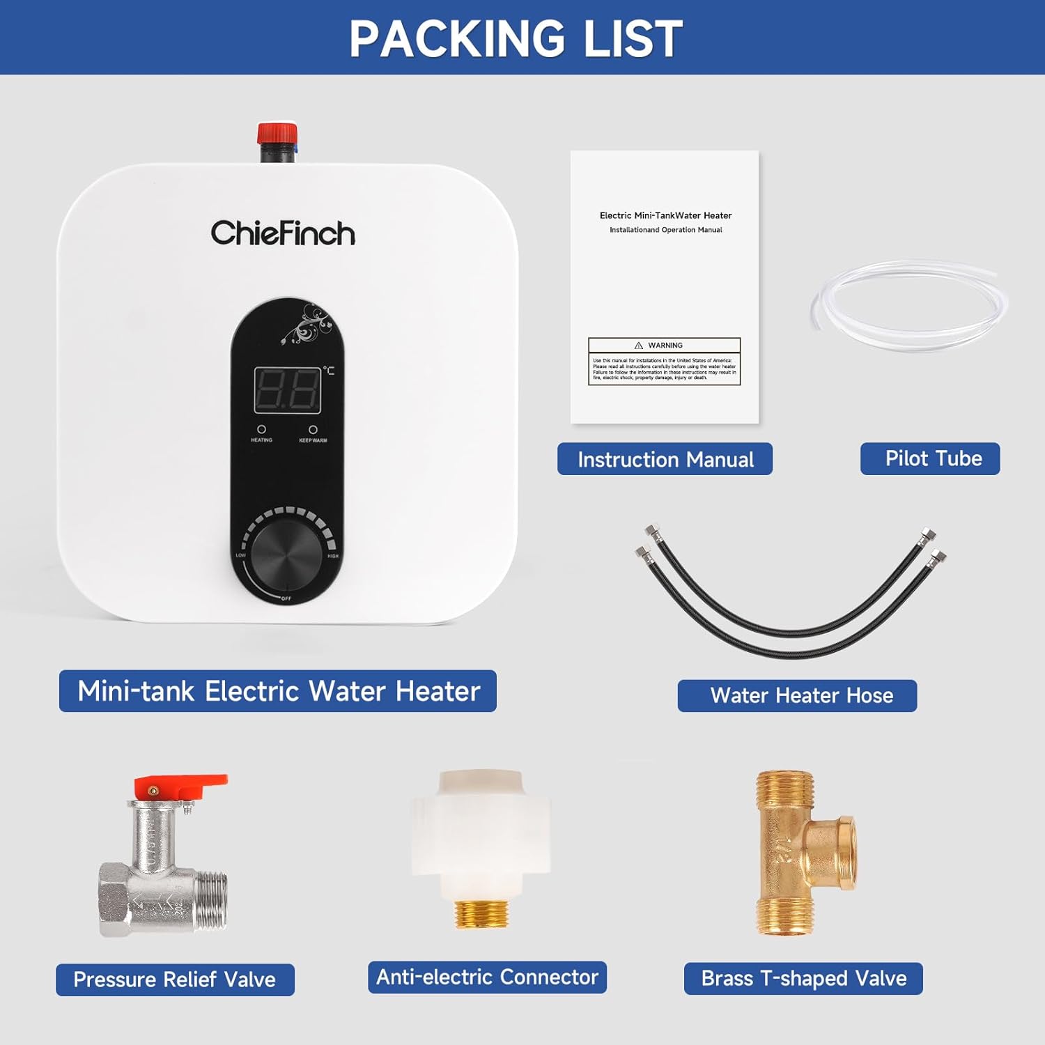 2.6 Gallon Point of Use Electric Water Heater J796
