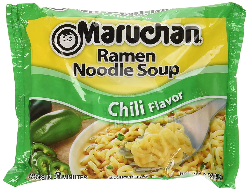 Ramen Chili and Roast Beef Noodles Variety Pack Soup, 3 Oz, 24 Ct F5813