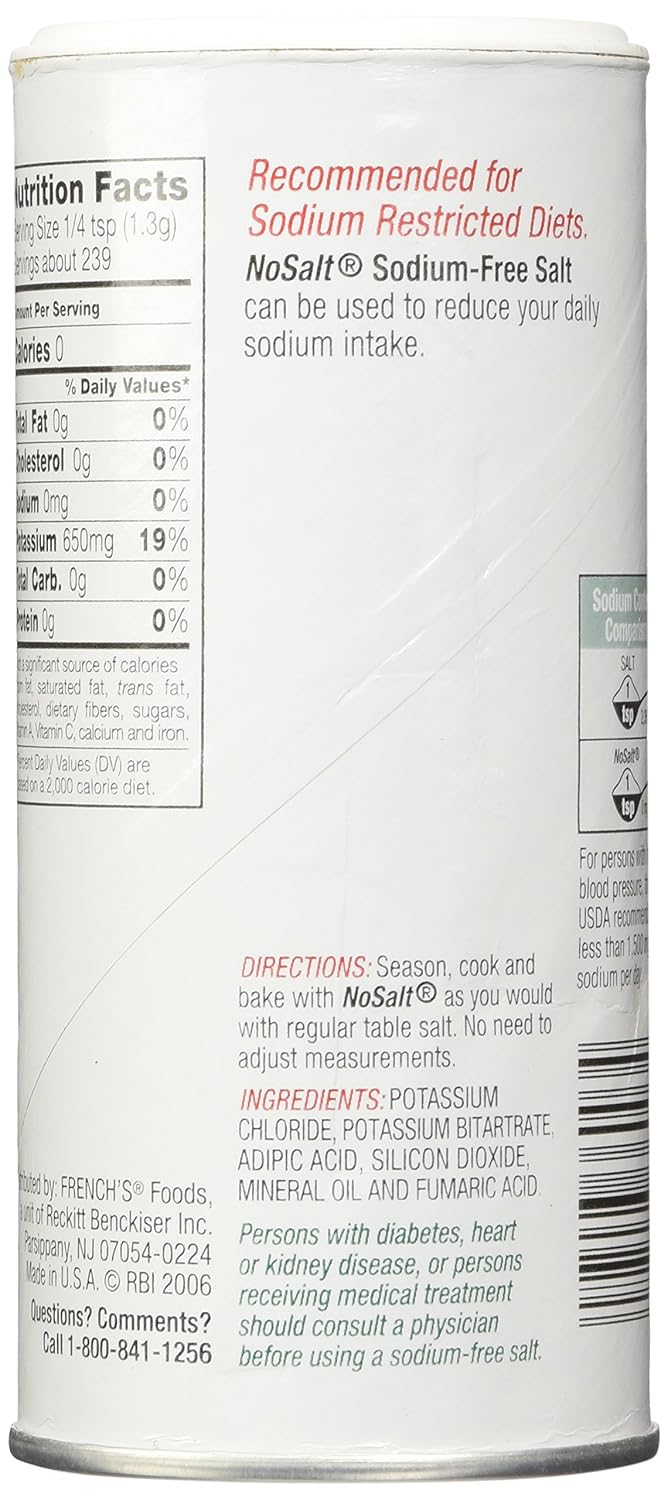 Sodium-Free Salt Alternative 11 Ounce (Pack of 2) D554