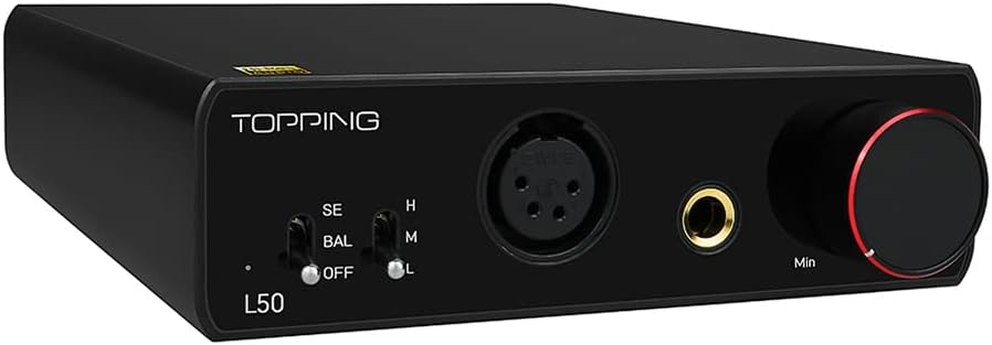 Black Headphone Amplifier Q494