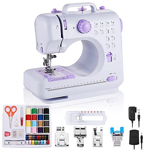 Portable Mini Electric Sewing Machine with 12 Built-in Stitches F126