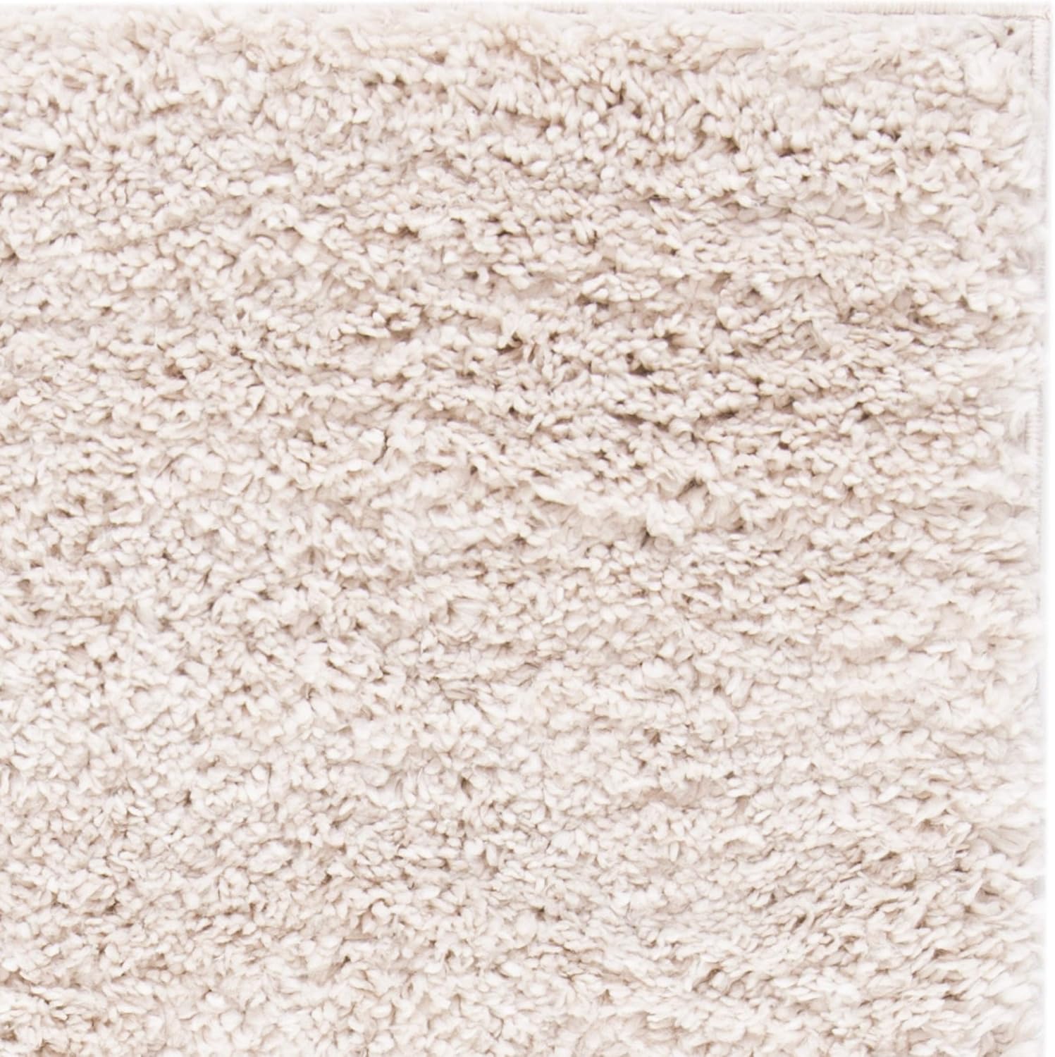 Beige 12' x 15' Shag Area Rug F5663