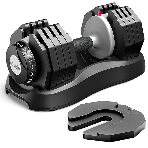 55LB Adjustable Dumbbell Set with Safety Lock N54298