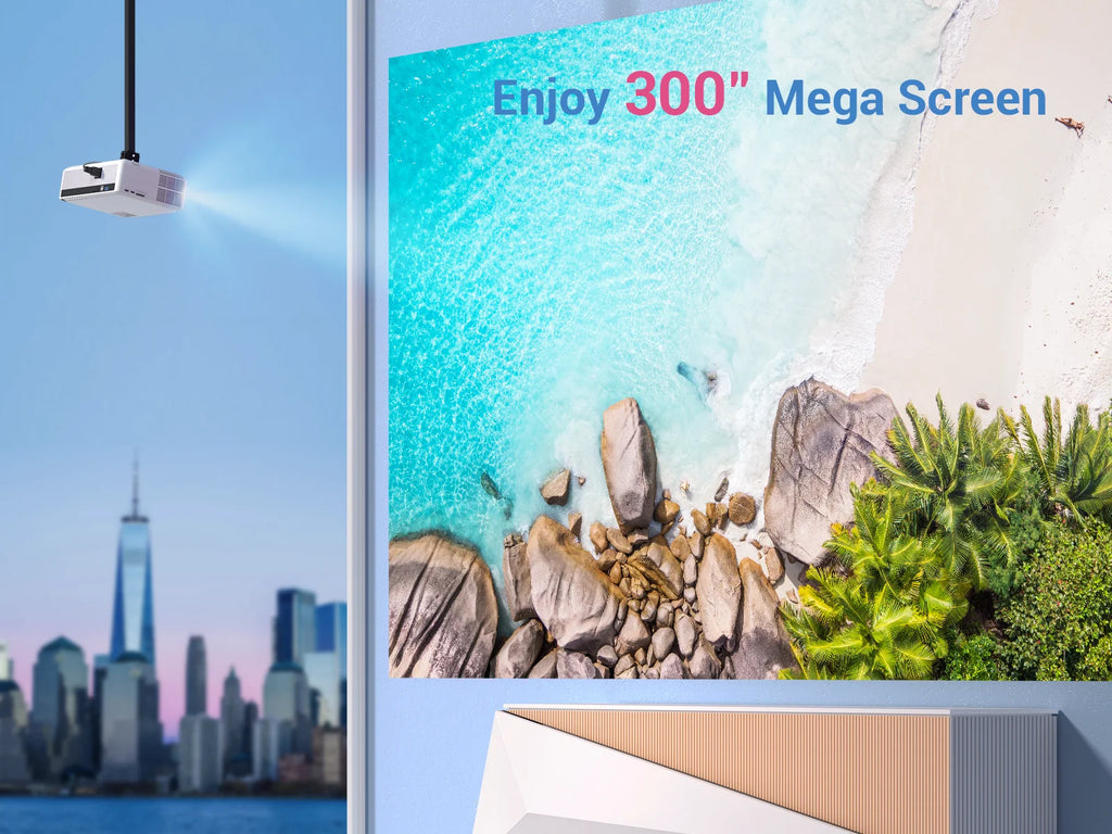 Native 1080P Projector with LCD Display K5787