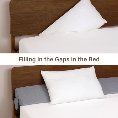Grey 54"x10"x6" Full Bed Wedge Pillow O9278