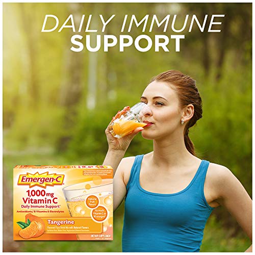 1000mg Vitamin C Powder, Tangerine Flavor - 10 Count G746