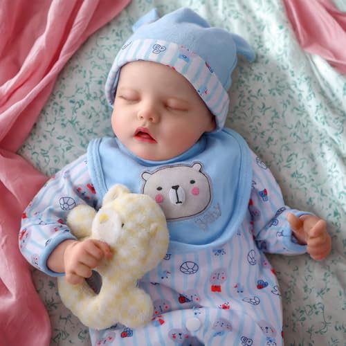 17 Inch Realistic Reborn Baby Doll with Feeding Kit Y5537