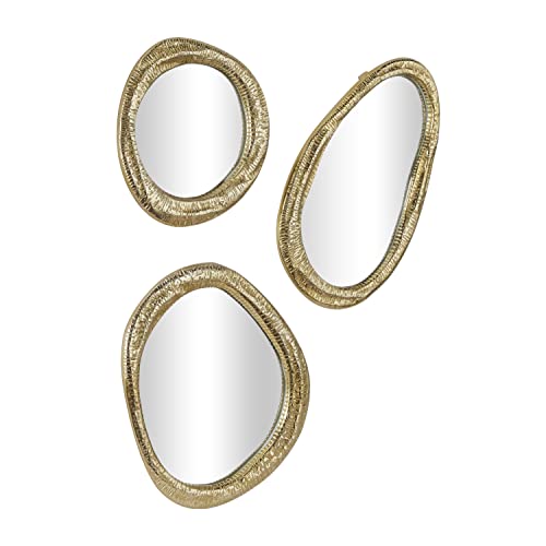 Set of 3 Silver Wall Mounted Mirrors X898075