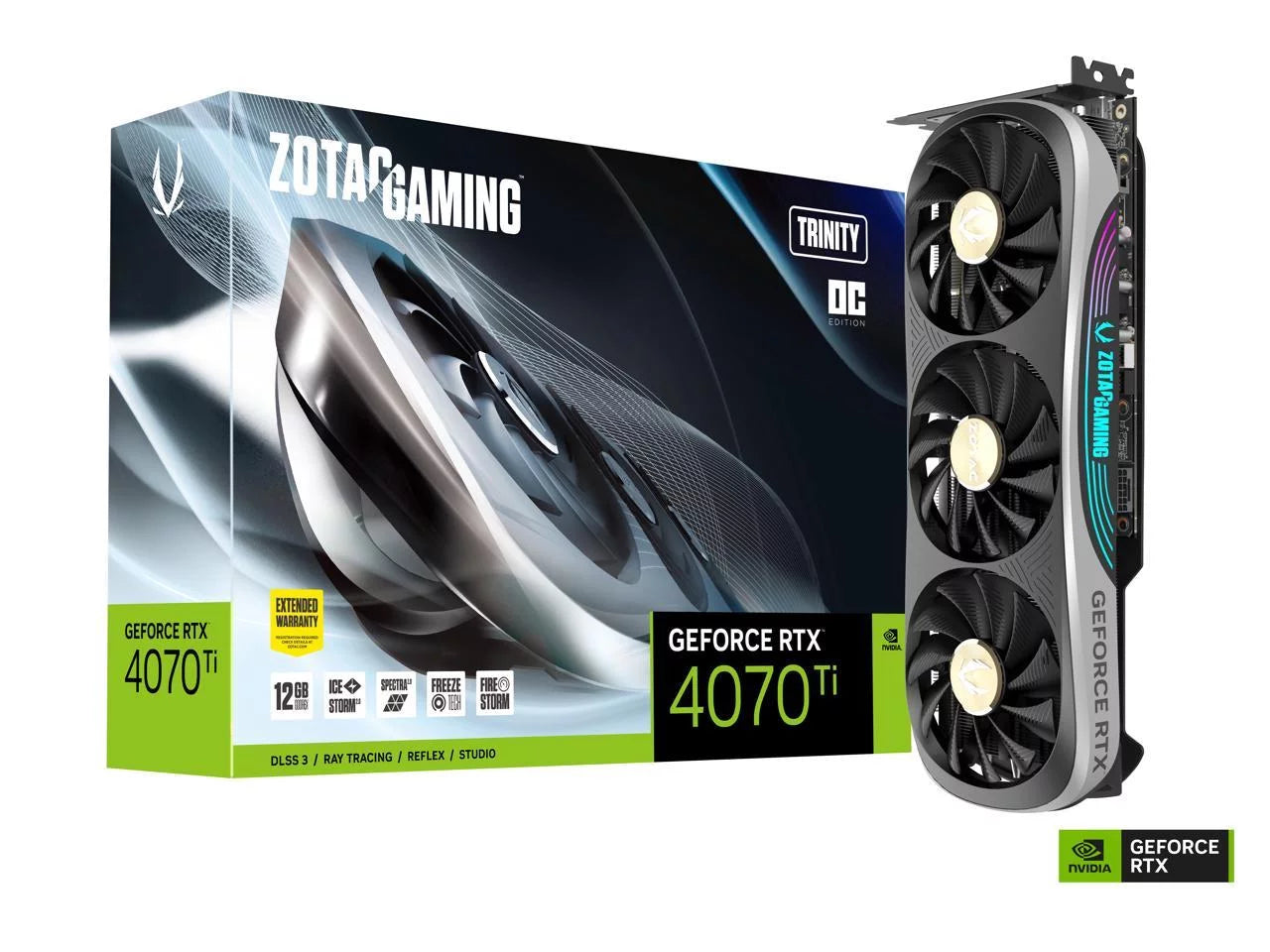 GeForce RTX 4070 Ti 12GB GDDR6X 192-bit 21 Gbps PCIE 4.0 Gaming Graphics Card U84305